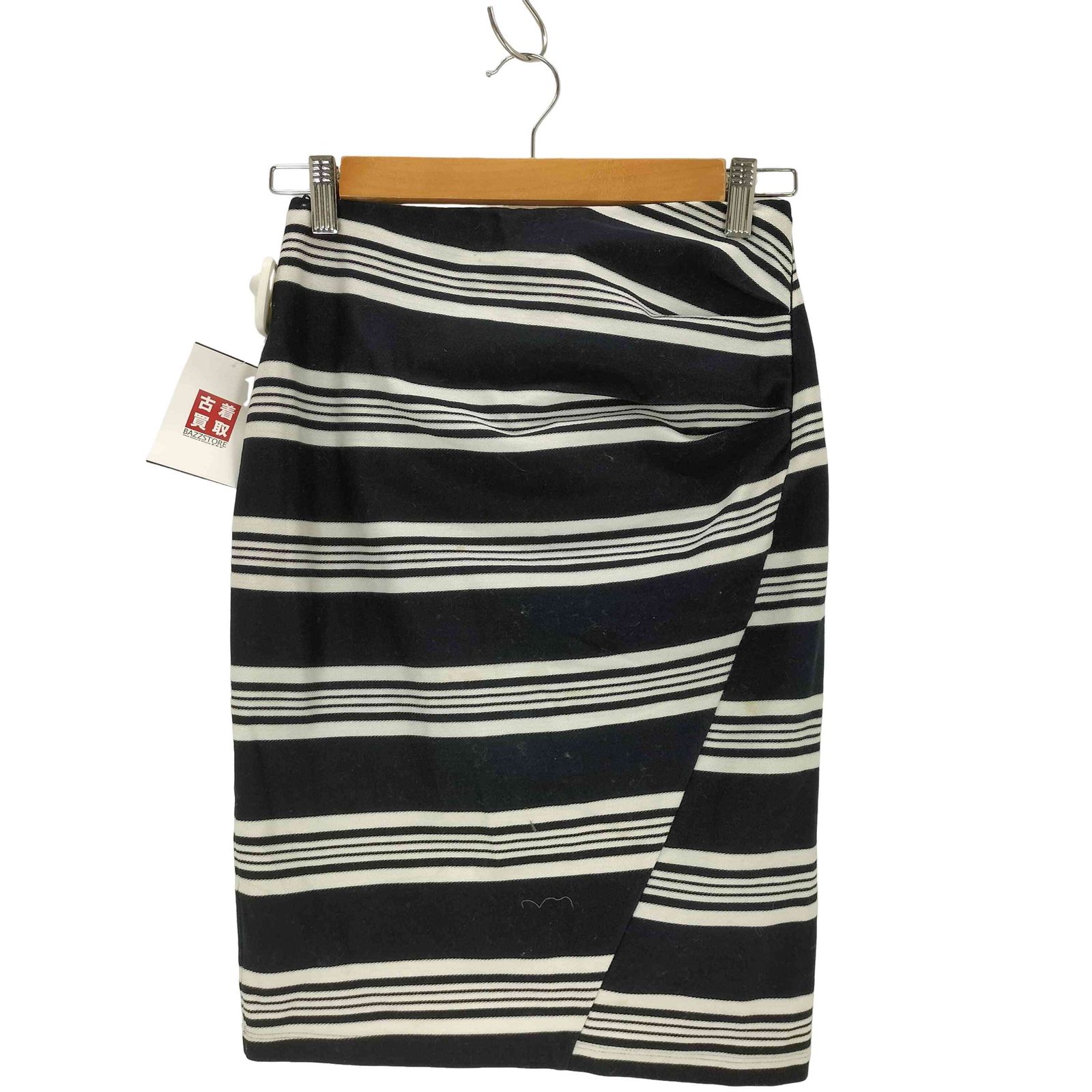 マックスマーラ MAX MARA 白タグ ボーダースカート レディース 36