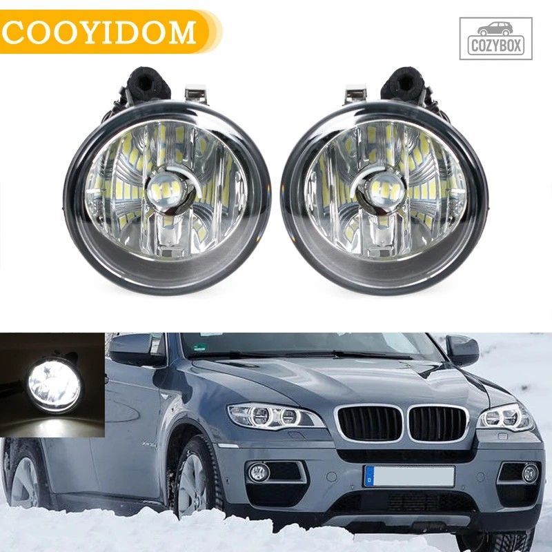 フロント LED フォグランプ フォグライト バルブ ドライビングランプ BMW X6 E71 E7