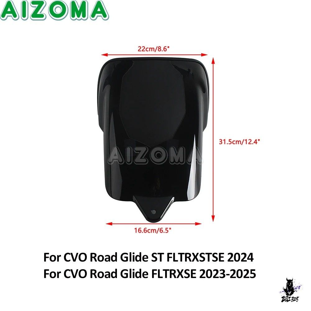 ハーレー FLTRXSE/FLTRXSTSE 2023-2025 パッセンジャーシートカウルカバー