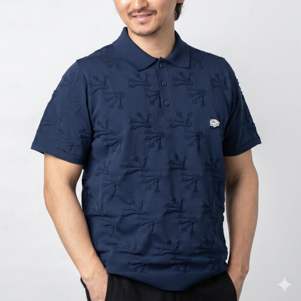 Paradox パラドックス　Men's Kataoshi ポロシャツ　Navy