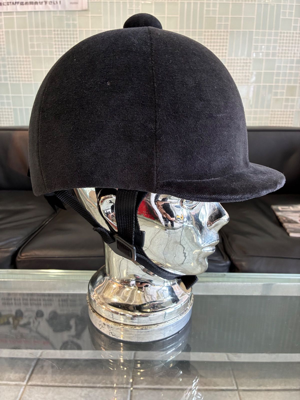ベスパ新品SGマーク付きHUNTINGヘルメットBK‼️