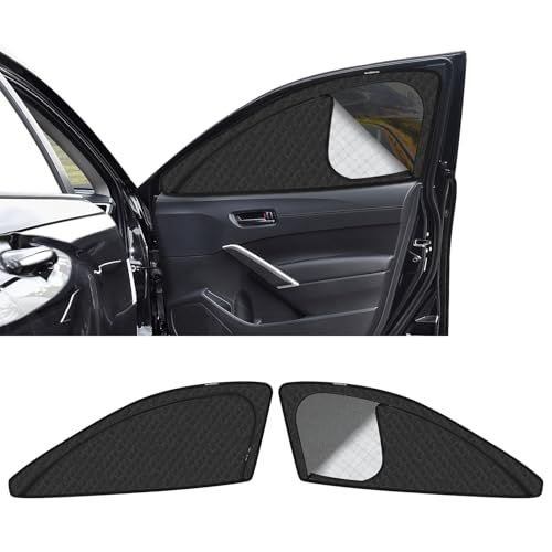 新型 カローラクロス 専用 サンシェード マグネット式 サイド用 車種専用 2in1一体式 カーシェード Corolla Cross メッシュカーテン 換気 断熱 日除け メッシュサンシェード 日焼け防止 UVカット 遮光カーテン 日差し 紫 57e905eb