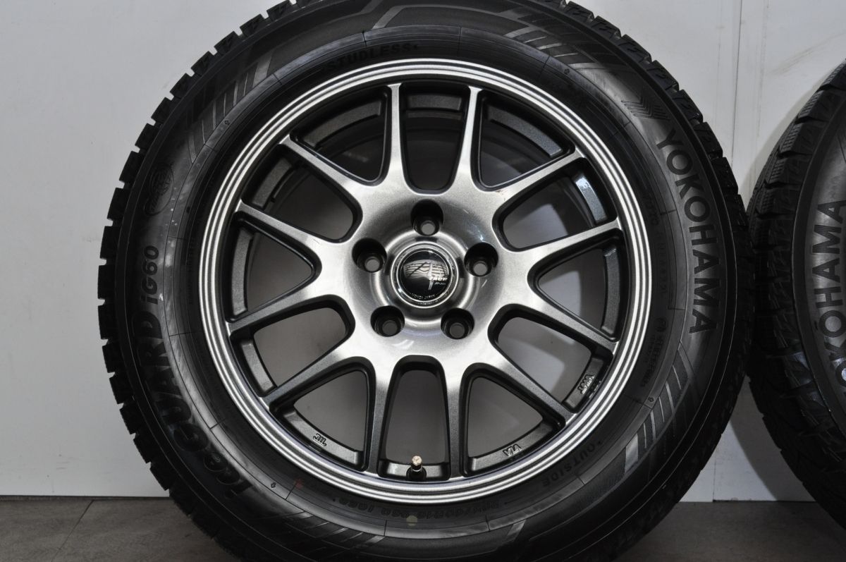 バリ溝】ザック 16in 6.5J +38 PCD114.3 ヨコハマ アイスガード iG60 