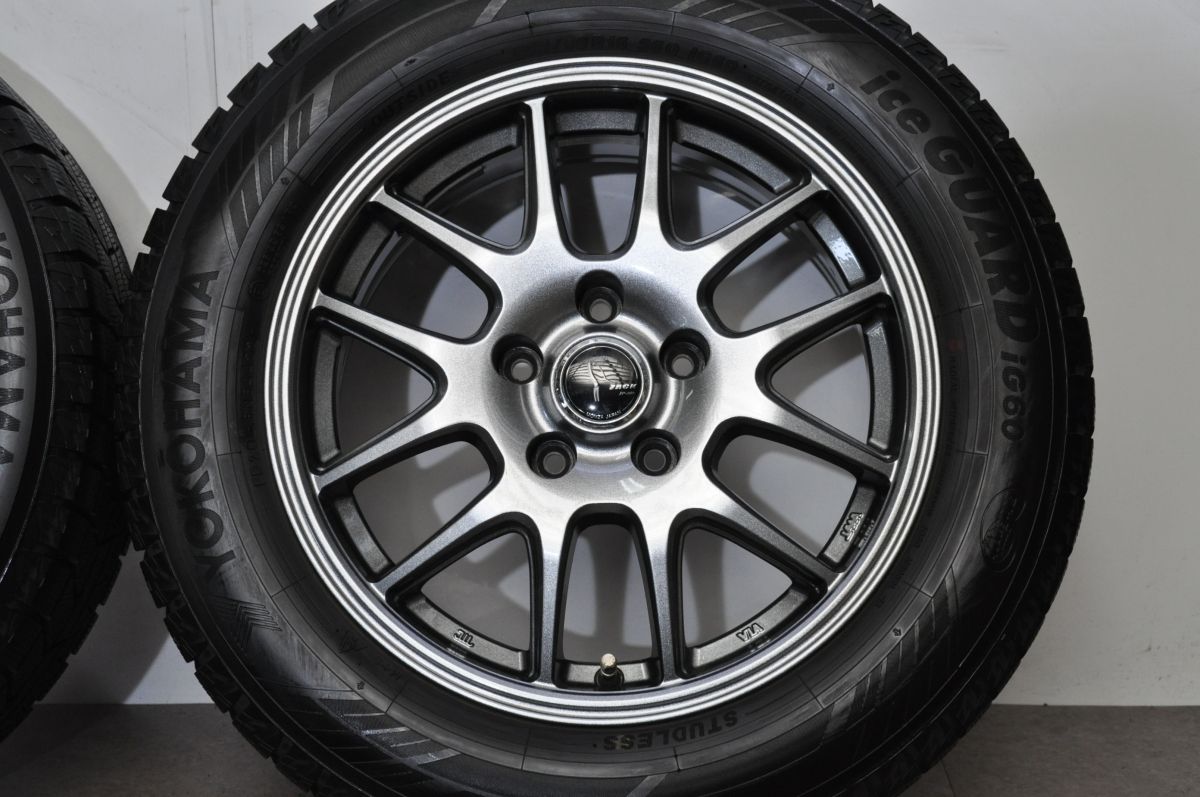 バリ溝】ザック 16in 6.5J +38 PCD114.3 ヨコハマ アイスガード iG60 