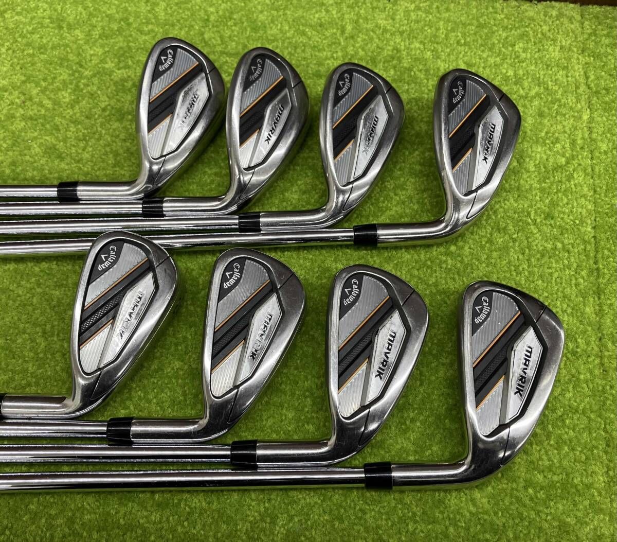 Callaway キャロウェイMAVRIK アイアンセット 5-9 P.G.A 8本 シャフトN.S.PRO Zelos7 フレックスS 男性右利き用 ゴルフ スポーツ