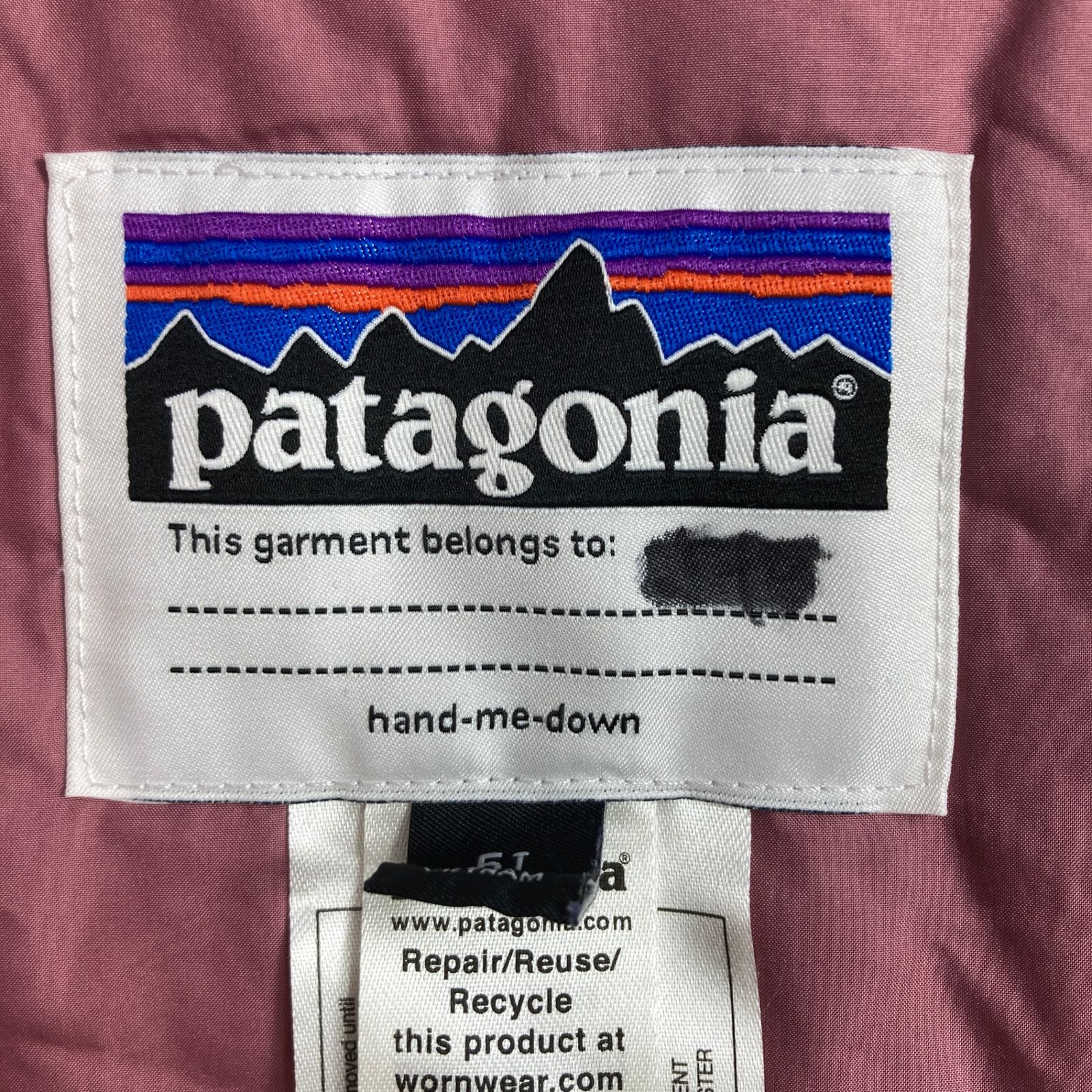 📦️Baby's 5T ピンク系 2022 Patagonia ( パタゴニア ) スノーパイル