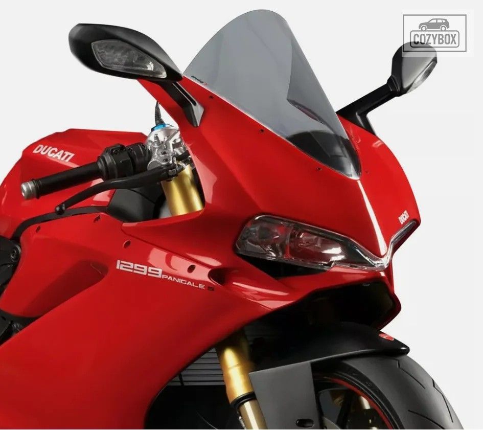 Ducati 1299 959 PanigaleS 959 2015-2019 7621H オートバイレーシングフロントガラス