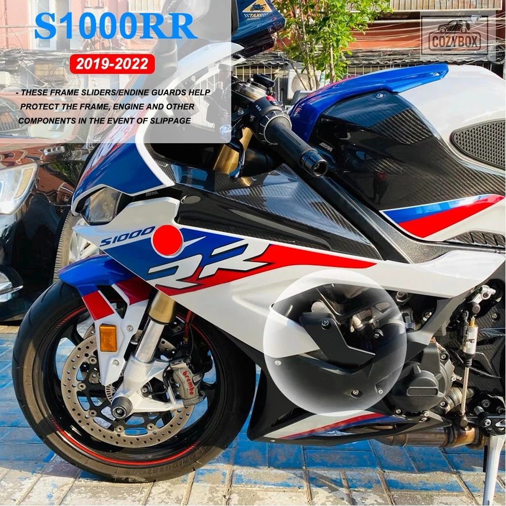 2019 2020 オートバイ エンジン フレーム スライダー クラッシュパッド 転倒 BMW S10