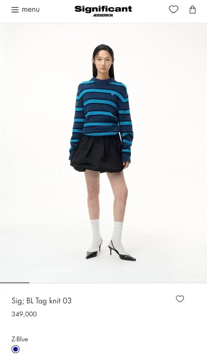 ADER ERROR SIGNIFICANT ニット bl tag knit 03