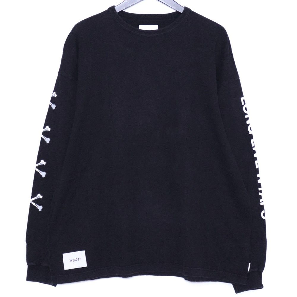 WTAPS LXLXW/LS/COTTON サイズ3 ブラック 222ATDT-CSM12