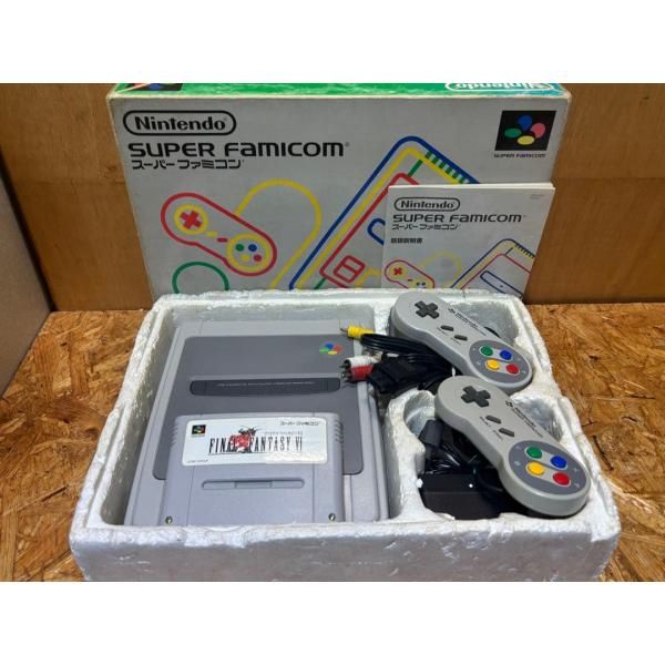 スーパーファミコン 本体 1CHIP-01 S25042094 箱 説明書付き