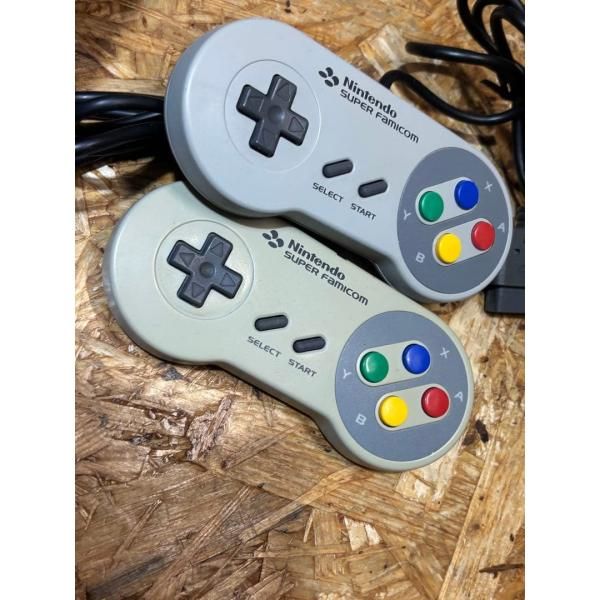 スーパーファミコン 本体 任天堂 S11787232 ソフト付き メンテ済