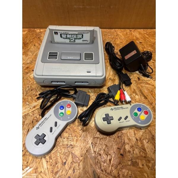 スーパーファミコン 本体 任天堂 S11787232 ソフト付き メンテ済