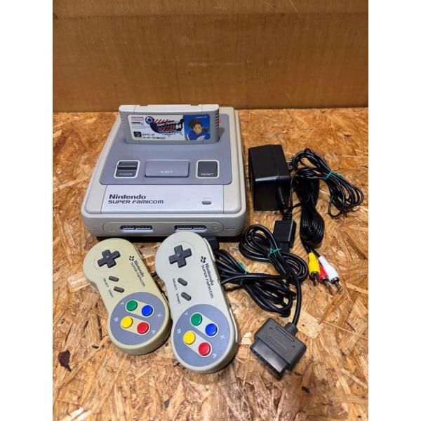 スーパーファミコン 本体 任天堂 SFC S13902048 ソフト付き - メルカリ
