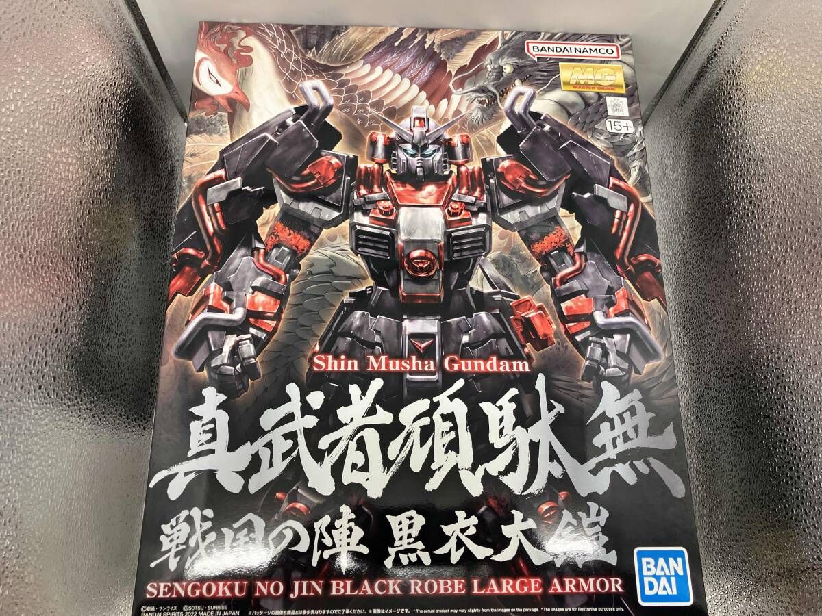 【管理番号01】プラモデル バンダイ 1/100 真武者頑駄無 戦国の陣 黒衣大鎧 MG 「ガンダム無双」