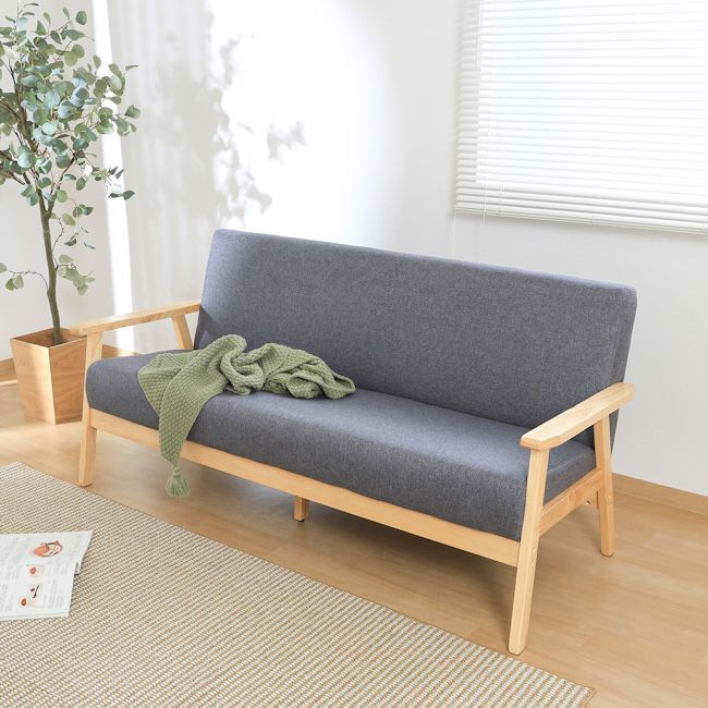 送料無料ファブリック３人掛けソファ幅157 肘付ソファ ラブソファ新品（442） ファブリック3人掛けソファ幅157cm 肘付ソファ ラブソファ（442