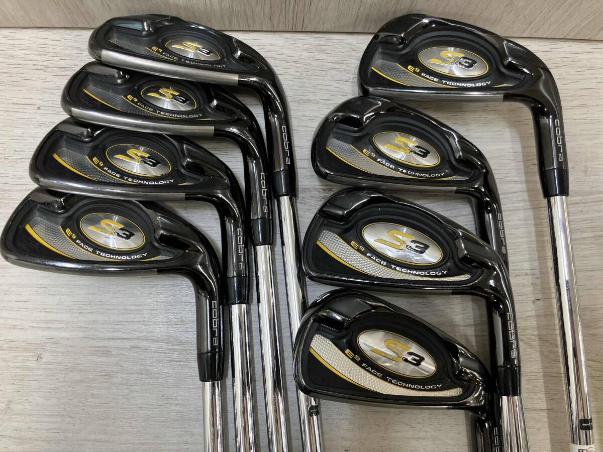 cobra コブラ S3 アイアンセット 4～9.G.P 8本セットN.S.PRO 950GH フレックスS