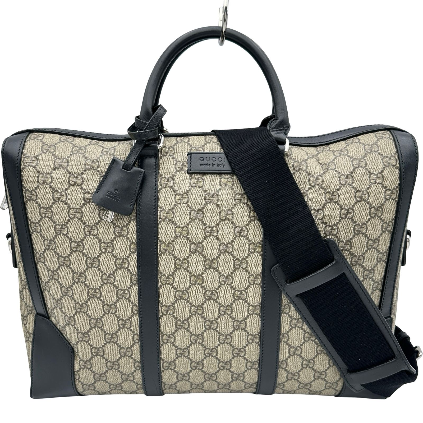グッチ GUCCI ビジネスバッグ 406384 ブラック GGスプリーム メンズ ビジネスバッグ