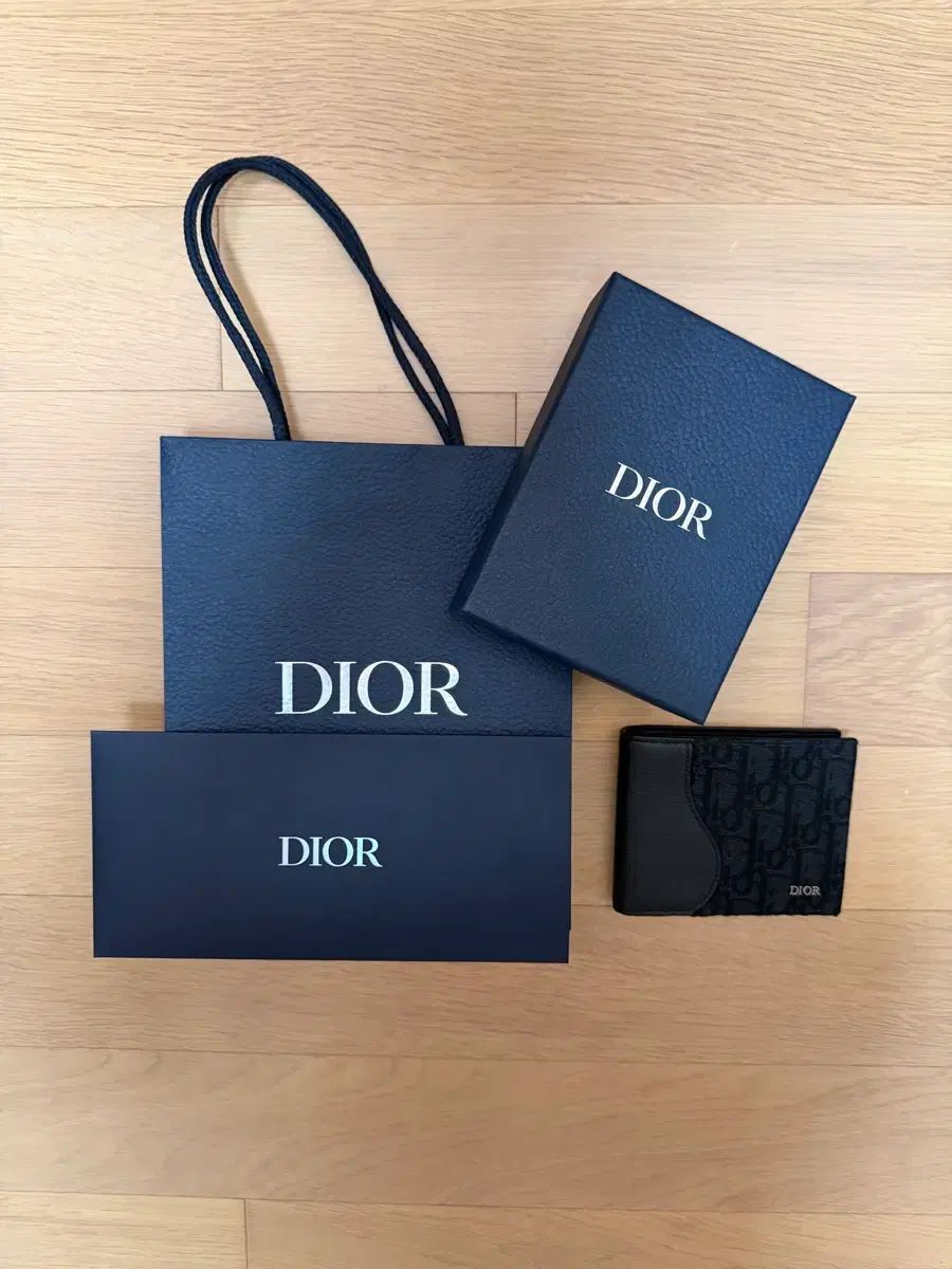 オブリーク ディオール 2つ折り コンパクト財布 Dior 二つ折り財布