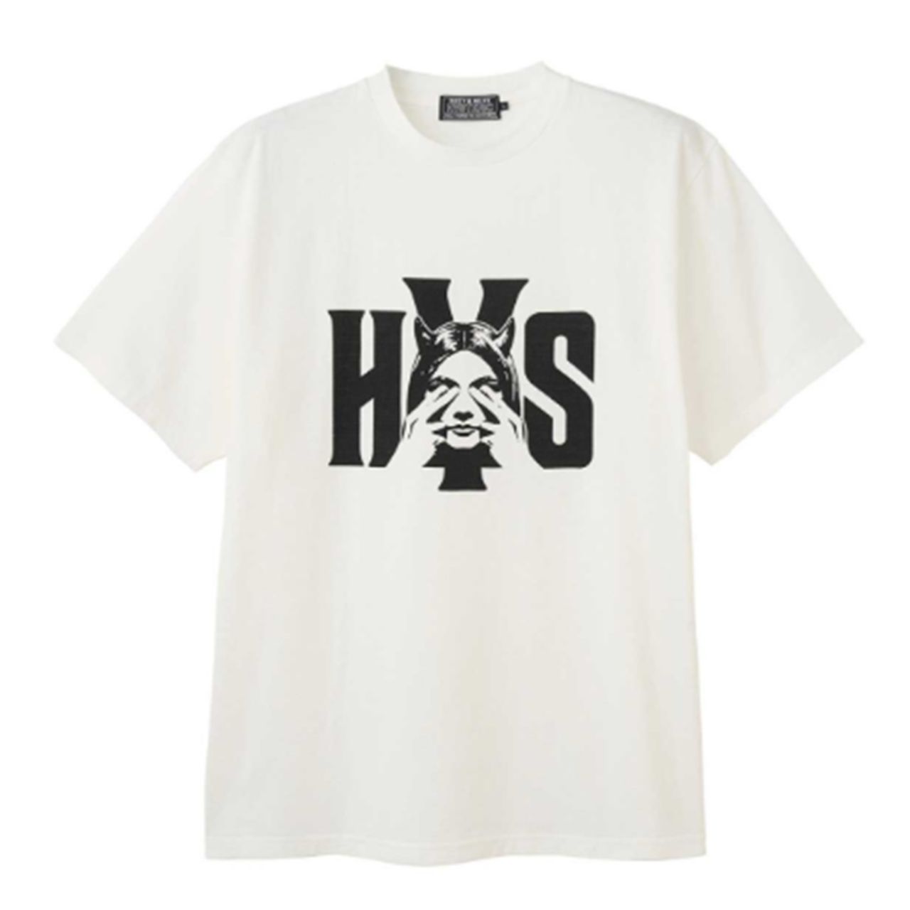 ヒステリックグラマー HYSTERIC GLAMOUR SEE NO EVIL Tシャツ ホワイト