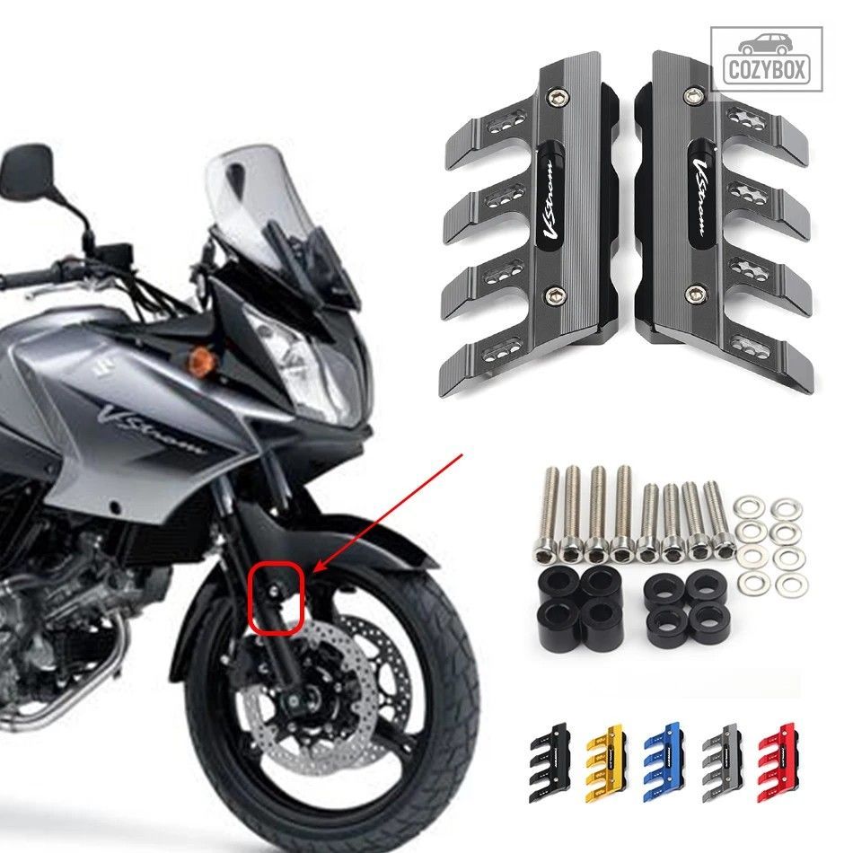 スズキ V-Strom DL650 DL650XT オートバイ アクセサリーマッド ガードサイド ブロ