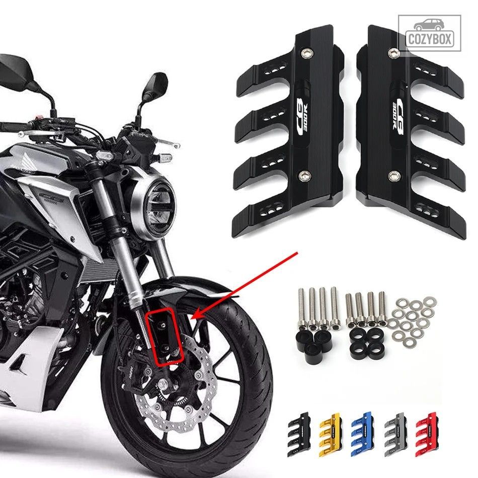 ホンダ CB300R オートバイマッド ガード フロントフォーク プロテクター ガードブロ