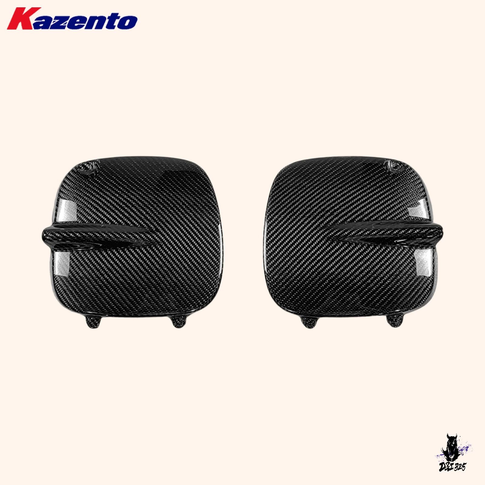 スバル インプレッサ GC8/GF 1998-2000年式 WRX STI用 カーボン柄フォグライトカバー