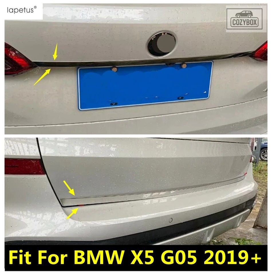 BMW X5 G05 2019 - 2024 リアテールゲートトランクドア ストリップ モールディング