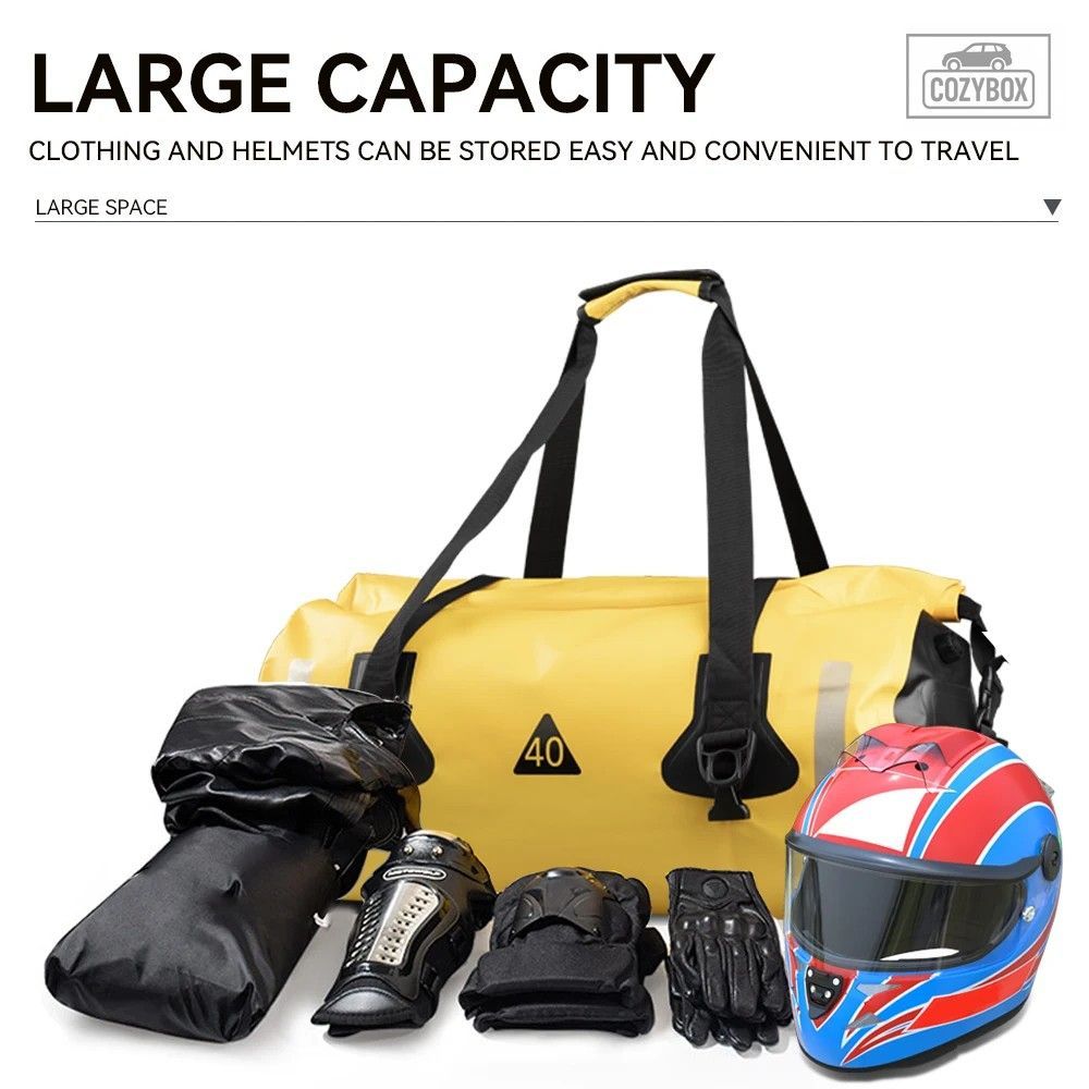 オートバイのキャリアテール バッグ リア バッグ 40L 60L トラベル バッグ バイク防 8,254円