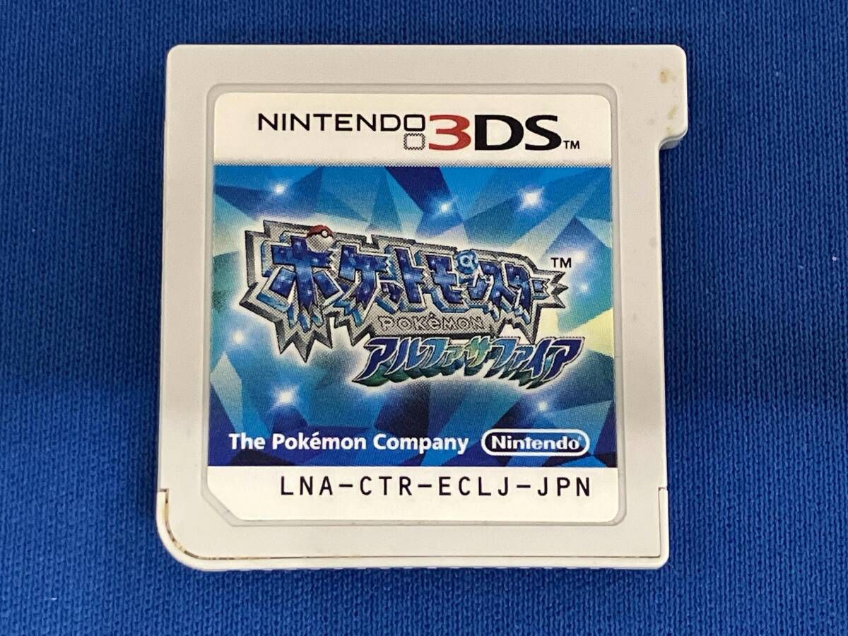 ニンテンドー3DS / ポケットモンスター アルファサファイア / 箱、説明