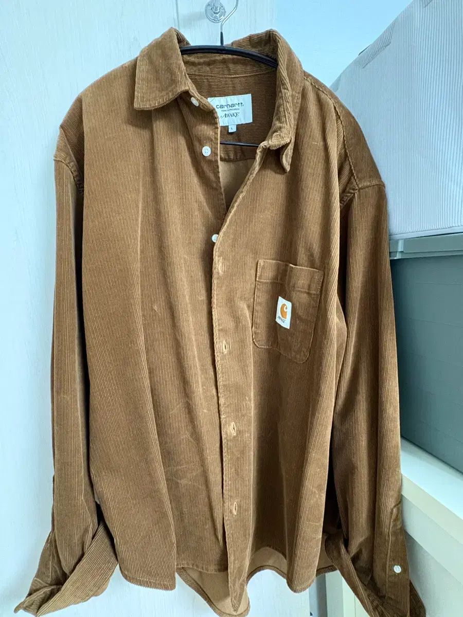 (L) CARHARTT WIP(カーハートダブリューアイピー) awake ny コーデュロイ シャツ