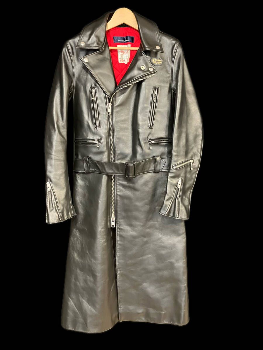 Lewis Leathers COMME des GARCONS LIGHTNIG LONG LENGH レザーコート AD2020