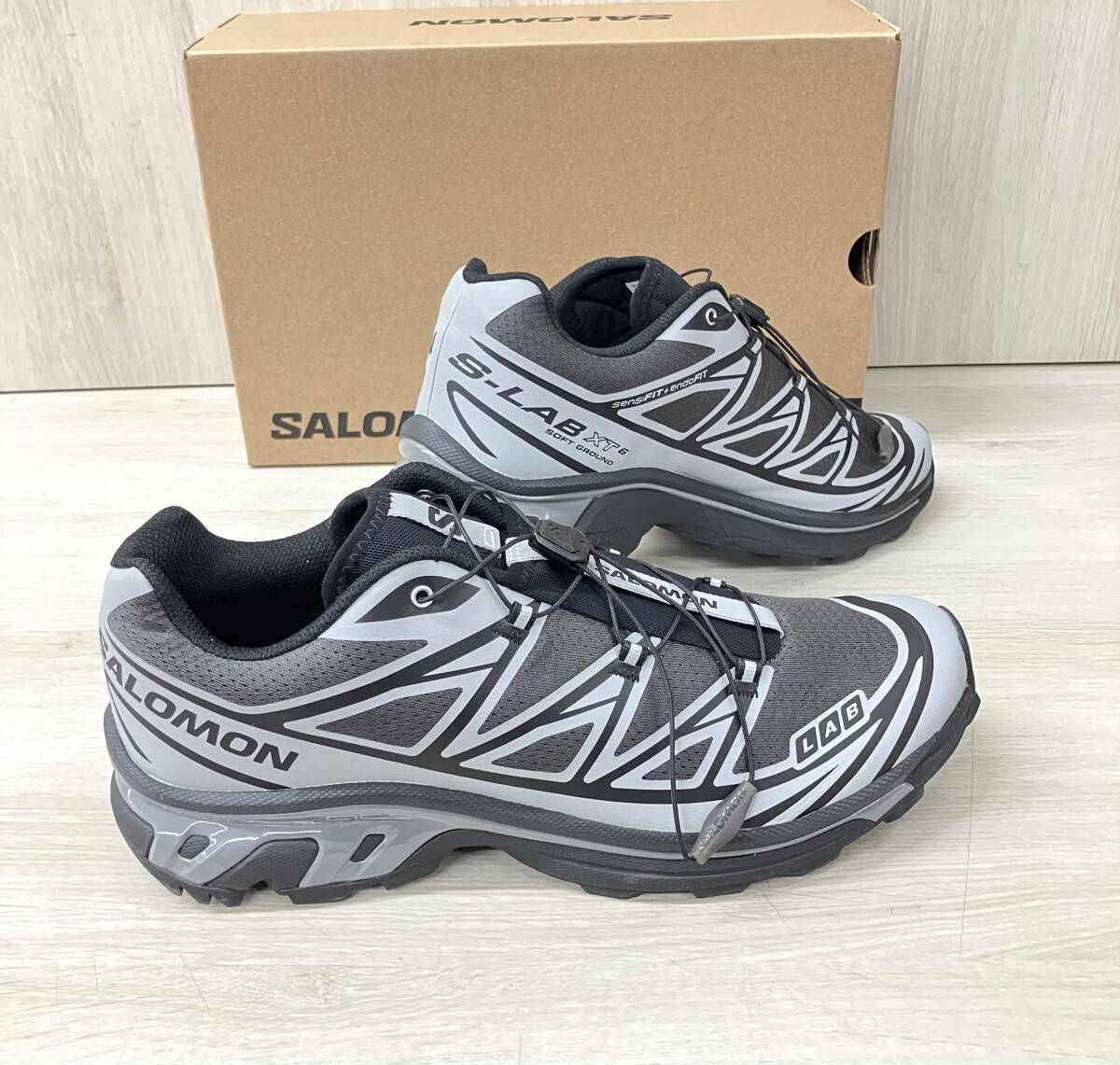 salomon/ソロモン/スニーカー/XT-6 NOCTURNE VI SION/253322/ブラック×シルバー/29cm