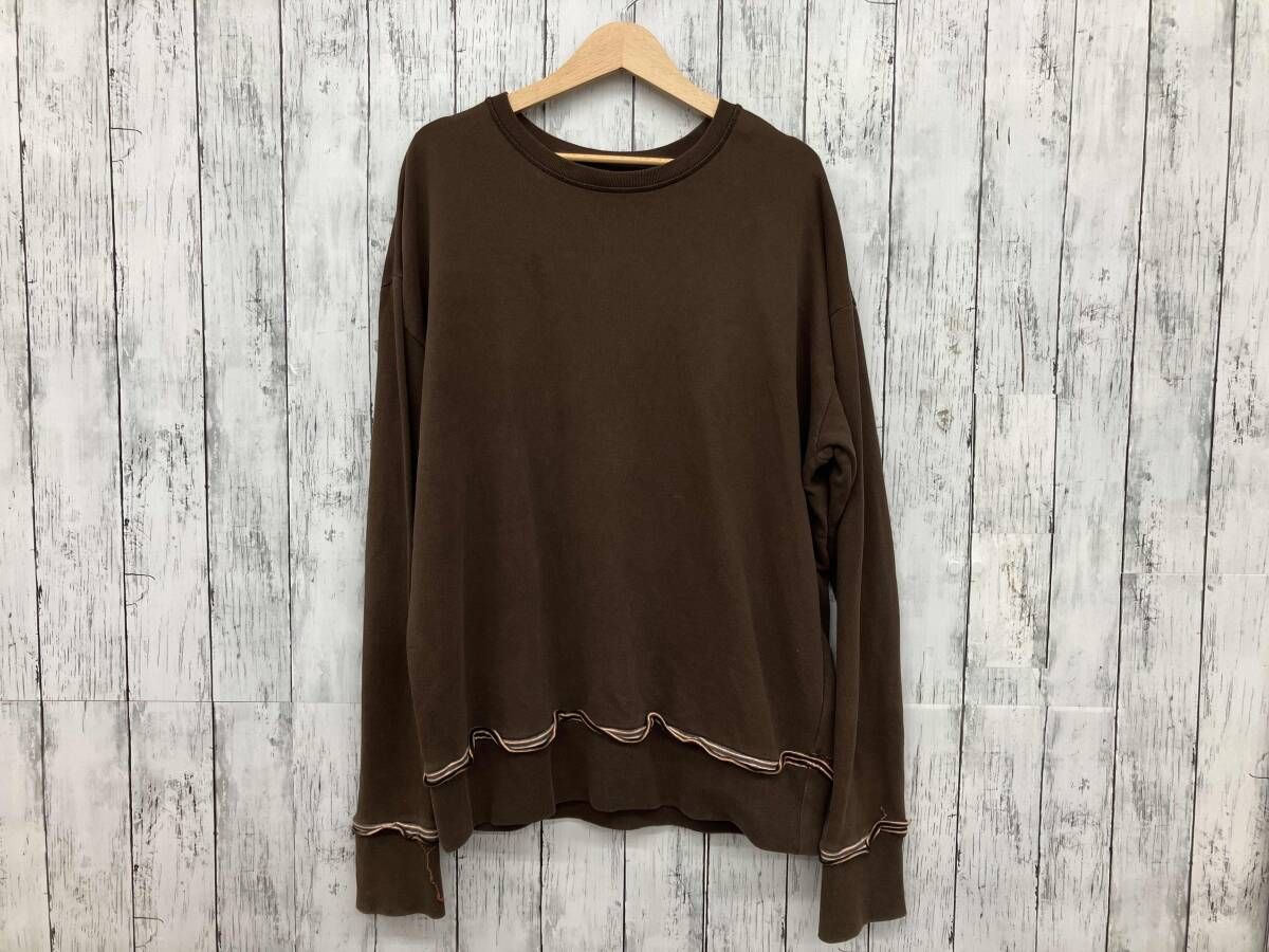 ブラウン Maison Margiela メゾンマルジェラ 18SS S3GU0061 メンズ スウェット ブラウン
