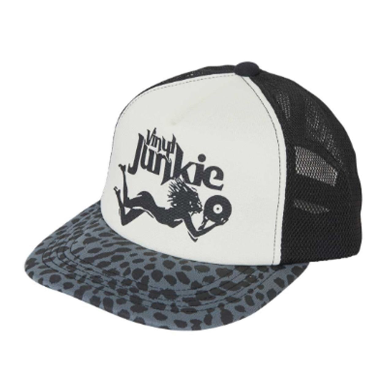 ヒステリックグラマーHYSTERIC GLAMOUR VINYL JUNKIE メッシュキャップ ブラック 帽子 ストリートファッション Y2K ユニセックス