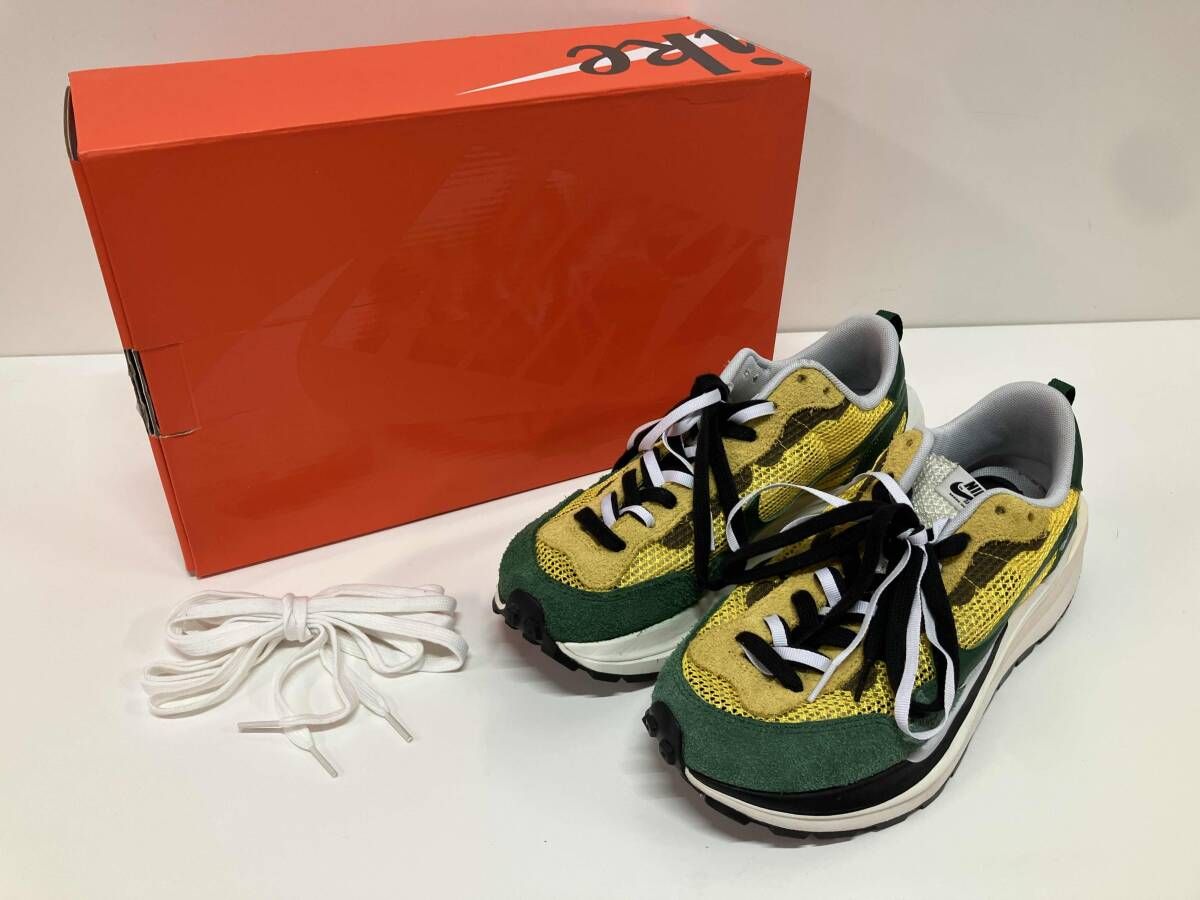 NIKE ナイキ CV1363-700 Sacai Vapor Waffle Tour Yellow Stadium Green スニーカー サイズ26.5 箱付き
