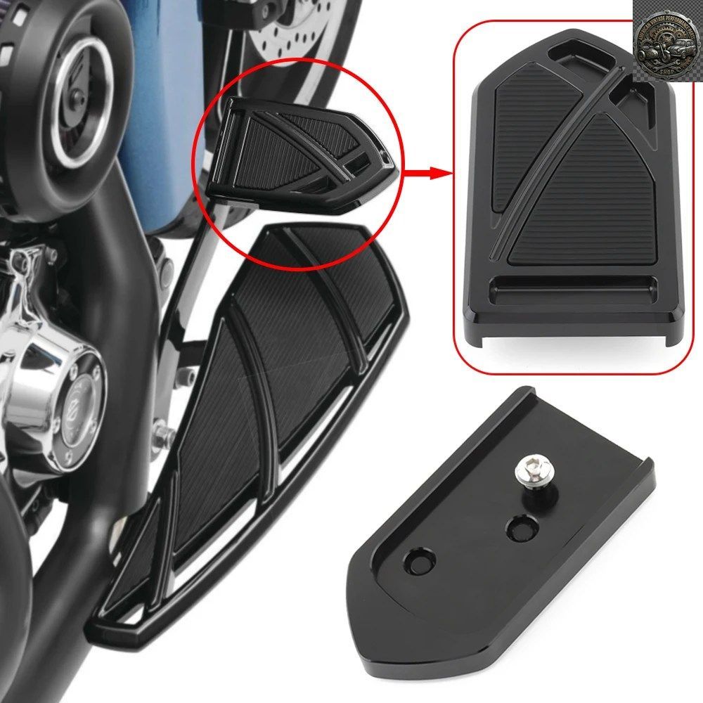 ファントムモーターサイクルブレーキペダルパッドカバーハーレーツーリングロードグライドエレクトラ1980-2023ダイナFLD12-2016ソフテイル