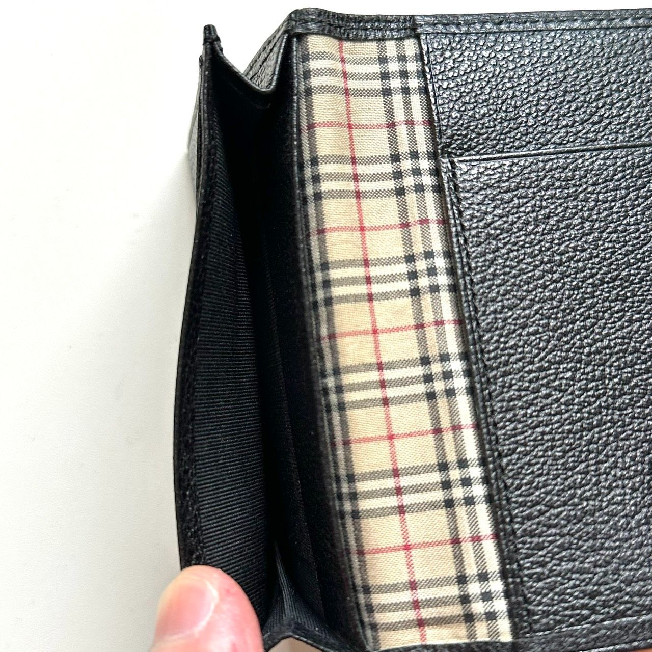バーバリー BURBERRY 名刺入れ カードケース ノバチェック ブラック