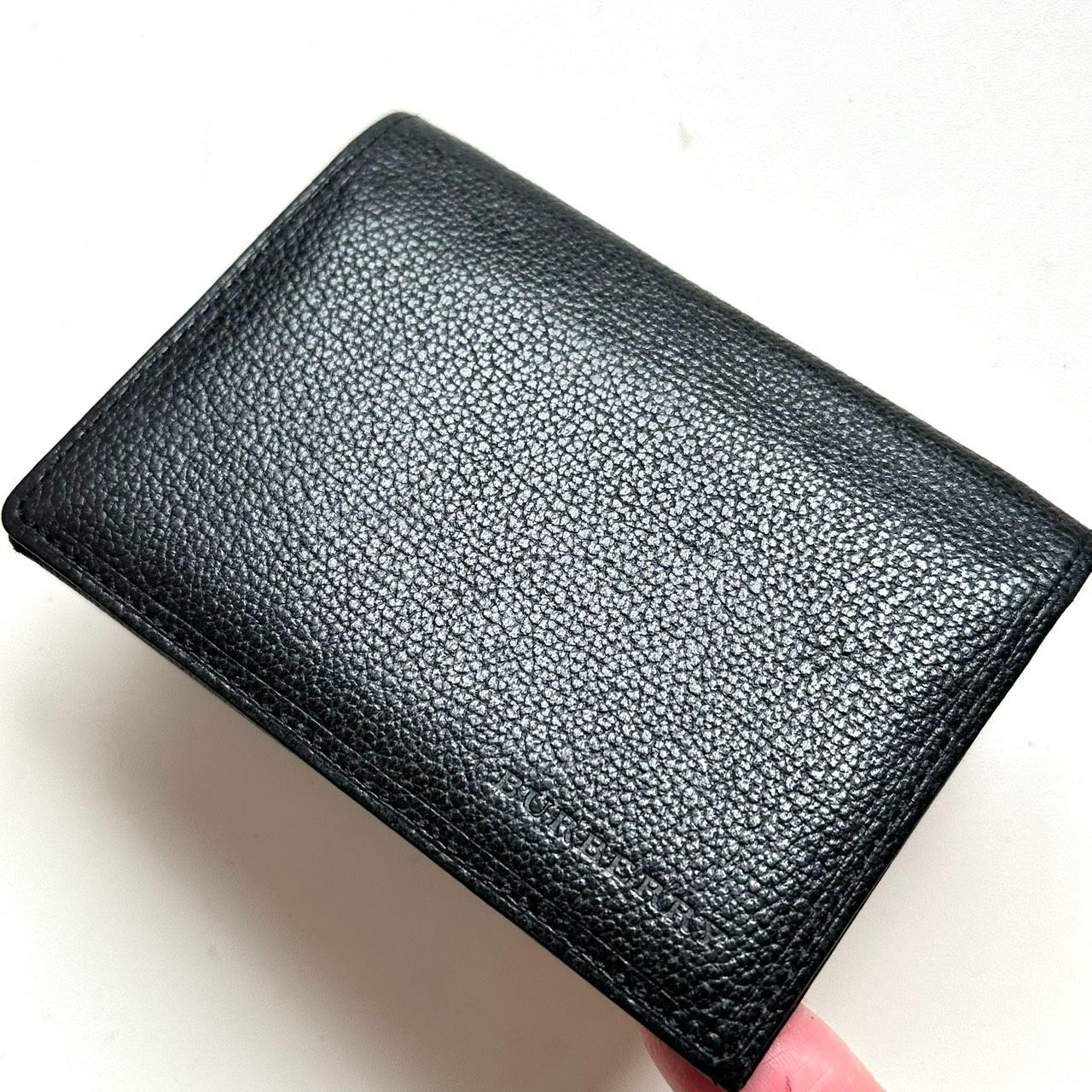バーバリー BURBERRY 名刺入れ カードケース ノバチェック ブラック