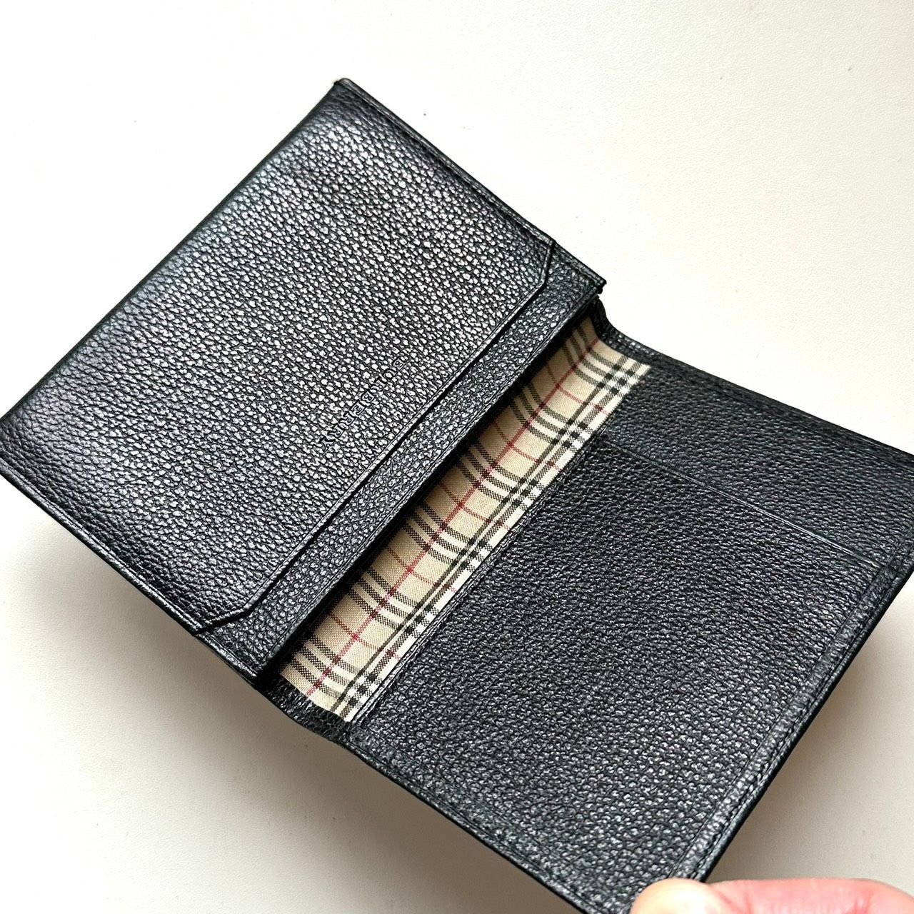バーバリー BURBERRY 名刺入れ カードケース ノバチェック ブラック