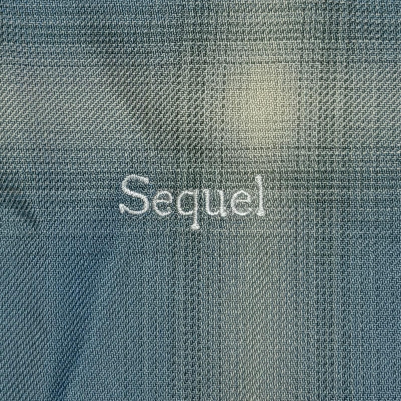 参考上代41800円 SEQUEL 26SS OMBRE CHECK LONG SLEEVE SHIRT オンブレ