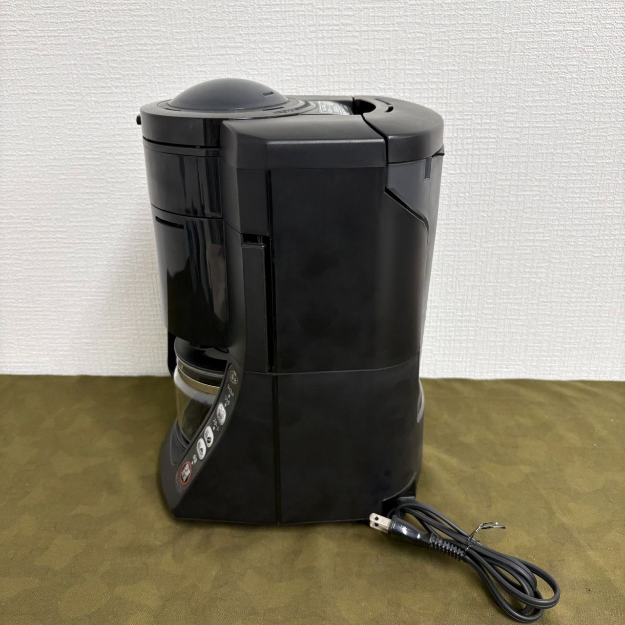 中古品 パナソニック 沸騰浄水コーヒーメーカー 容量5カップ ブラック