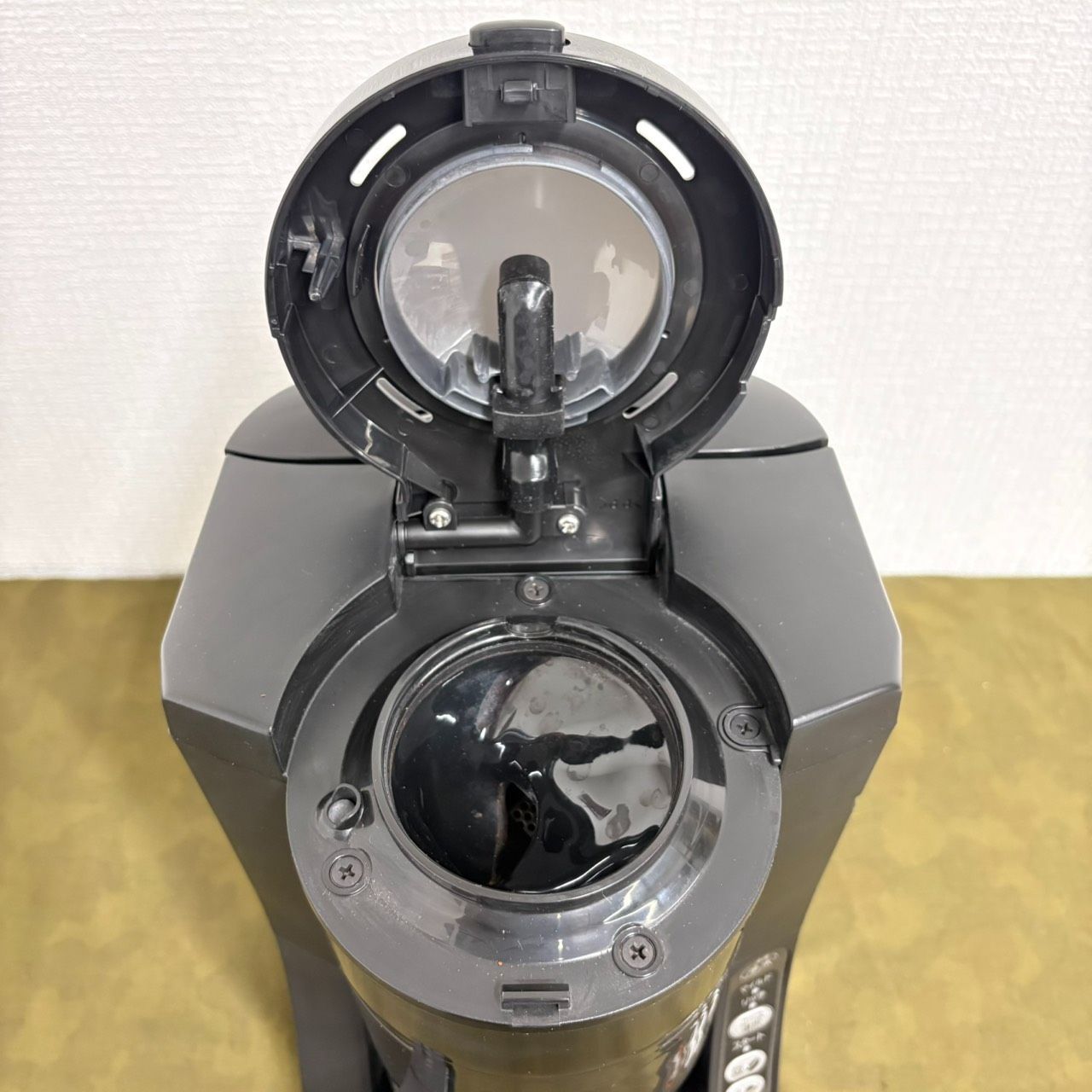 中古品 パナソニック 沸騰浄水コーヒーメーカー 容量5カップ ブラック