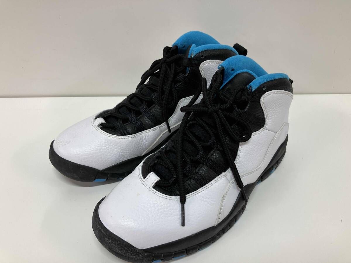 NIKE ナイキ 310805-106 Air Jordan 10 Retro Powder ハイカット スニーカー サイズ27.0cm ホワイト