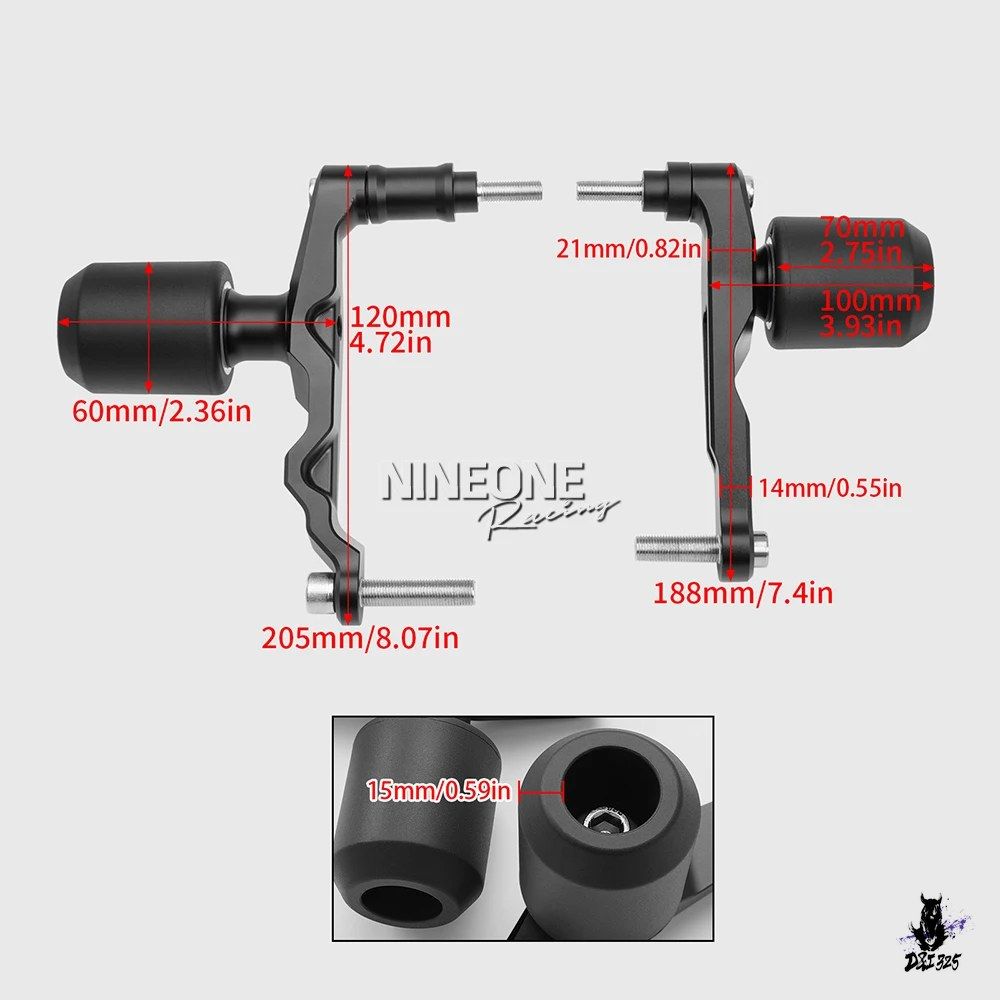 Honda CB650R CBR650R 2024-2026 E-Clutch用 フレームスライダー｜その他