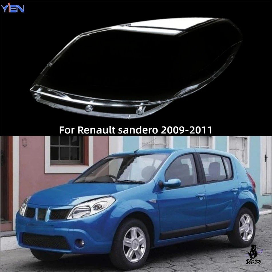 ルノー サンデロ 2009-2011 ヘッドライトレンズカバー