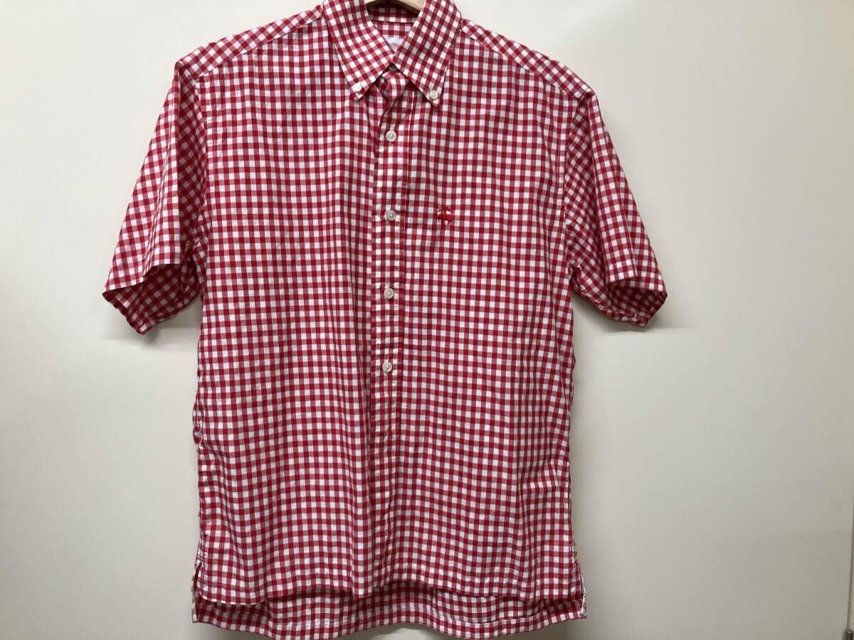 JUNYA WATANABE MAN BROOKS BROTHERS/ 半袖シャツ/WC-B405 AD 2008解体再構築ギンガムチェック