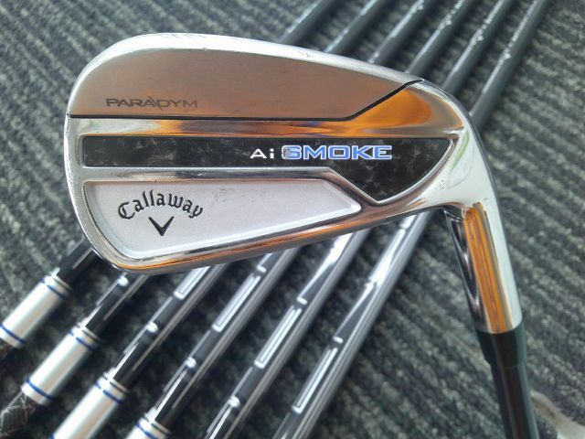 中古 アイアンセット キャロウェイ PARADYM Ai SMOKE/TENSEI 50 for Callaway(JP) 7本セット/R/25[3786]■博多