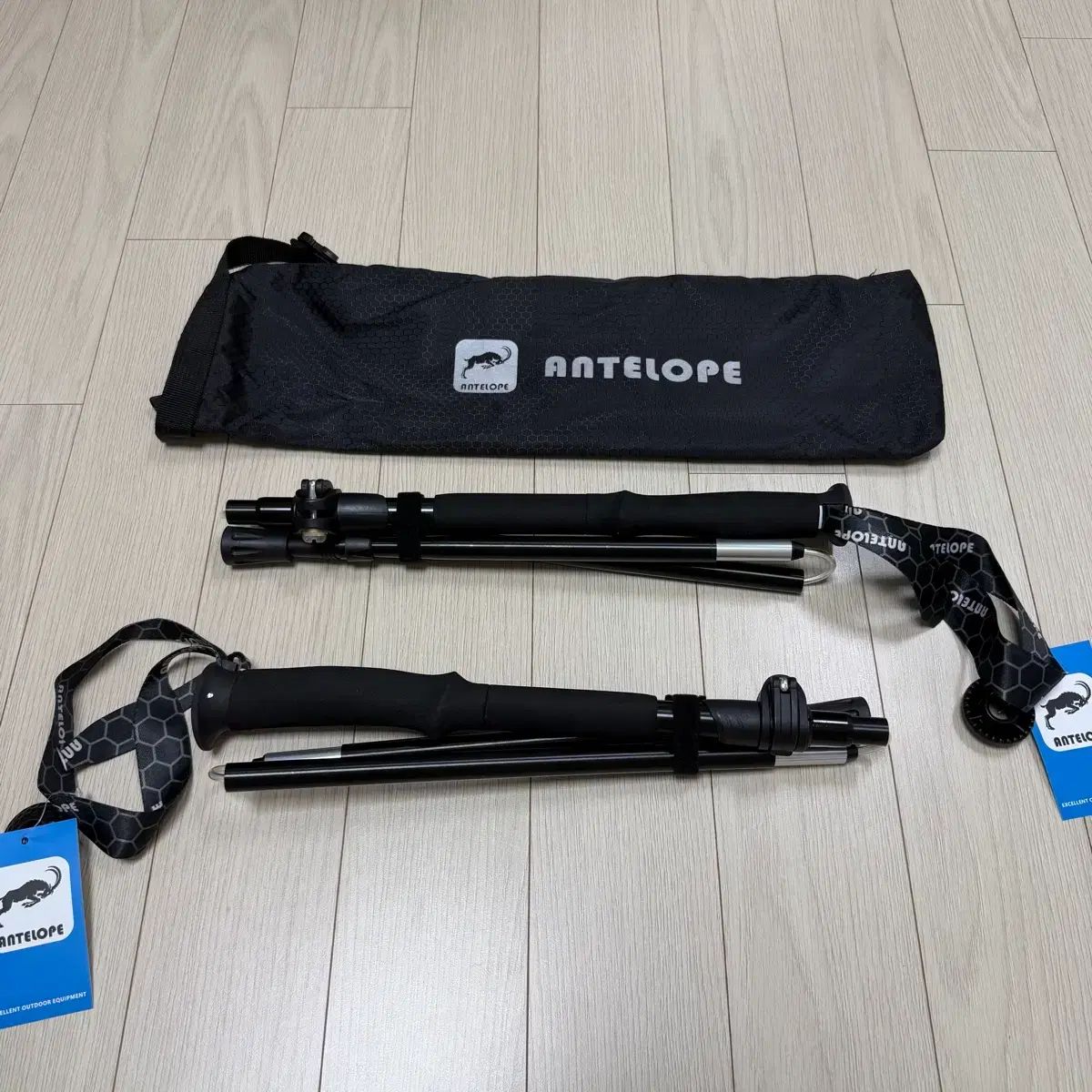 新品 Antelope アンテロープ 5段 デュラルミン フォールディングステッキ