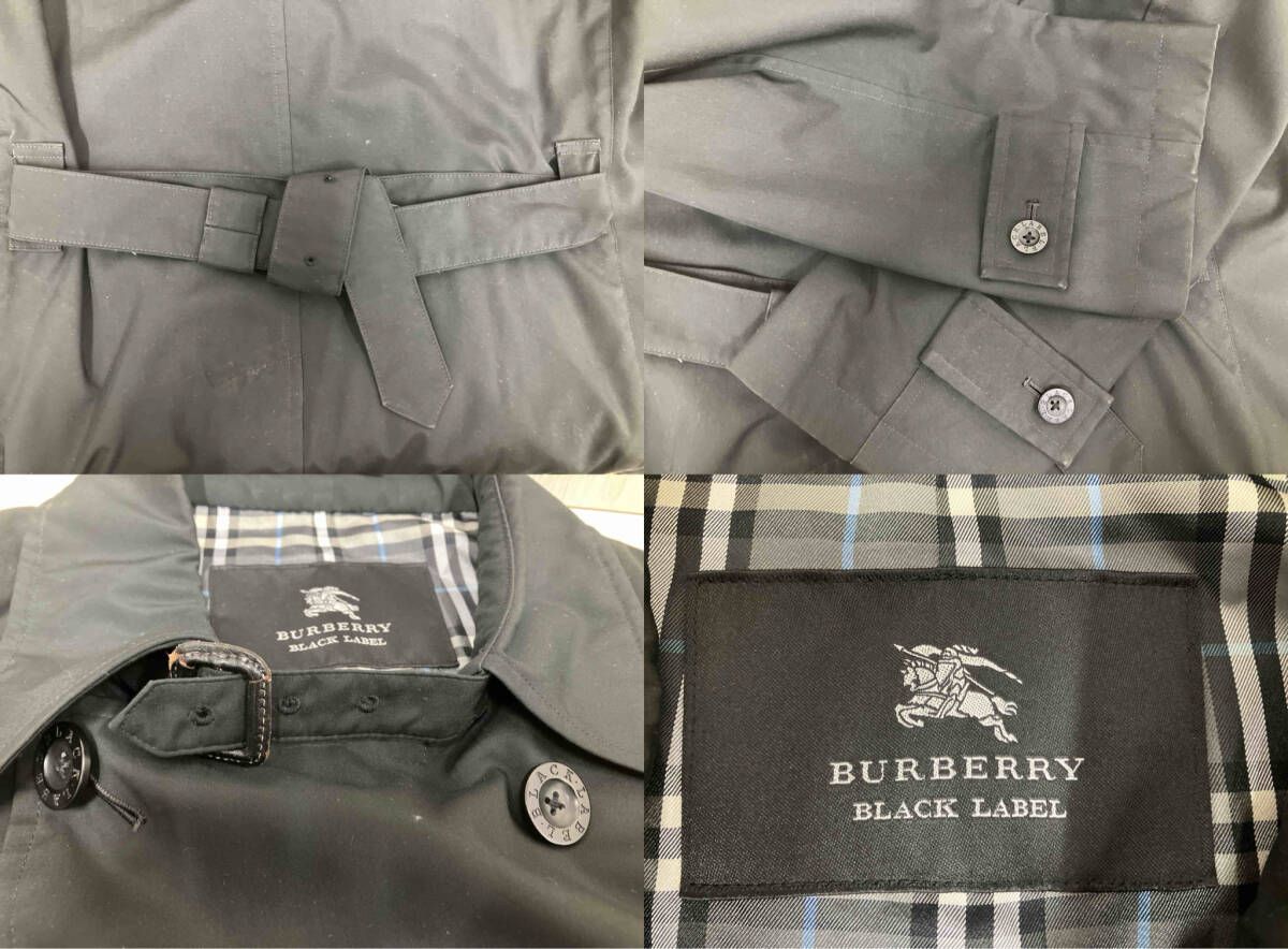 BURBERRY BLACK LABEL トレンチコート BA16-500-09 Lサイズ ブラック